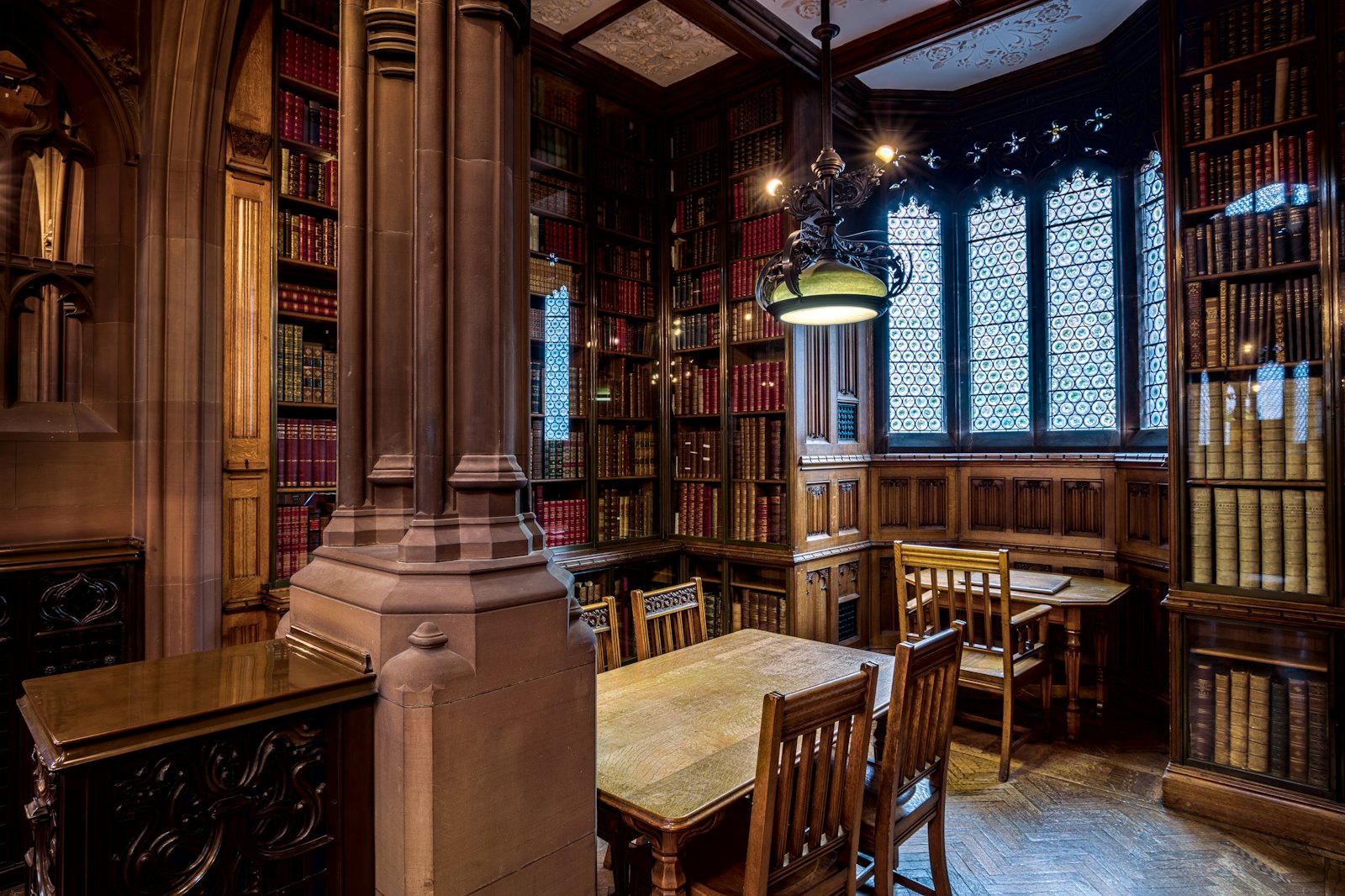 Photo : bibliothèque, studio, plateau de tournage